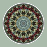 Black Cat Circle, mandala art