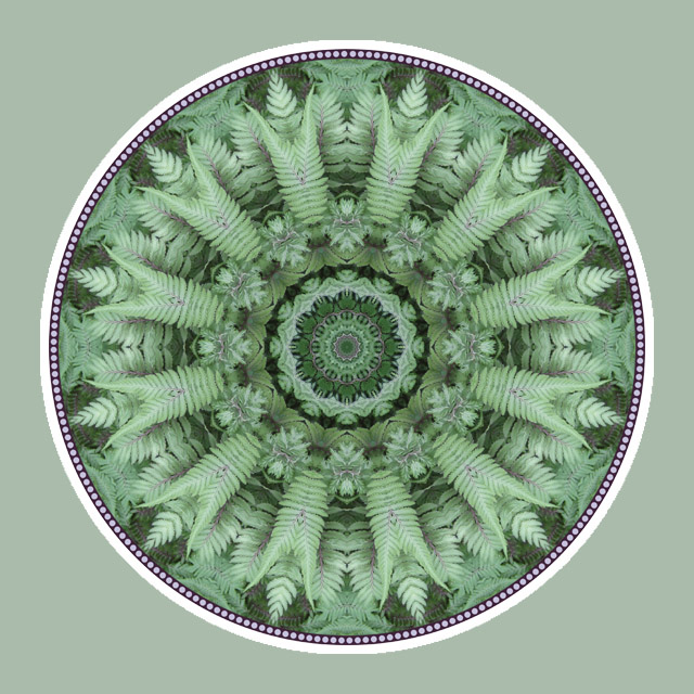 Fernfeather Mandala, Mandala Art