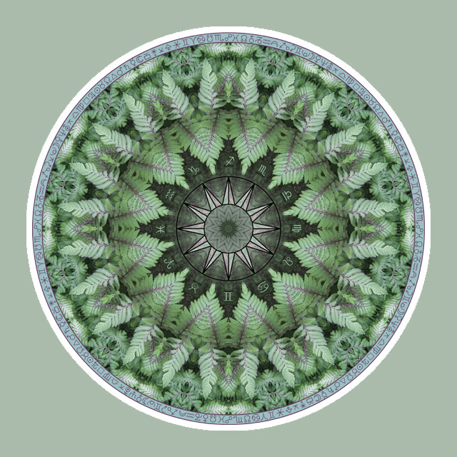 Fernstar Zodiac, Mandala Art