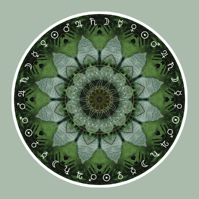 Flowersun Zodiac, Mandala Art