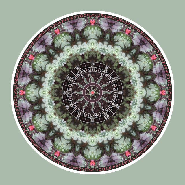 Sunstar Zodiac, Mandala Art