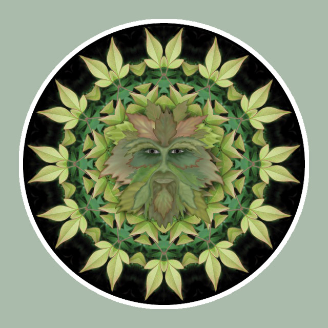 Autumn Greenman, Mandala Art