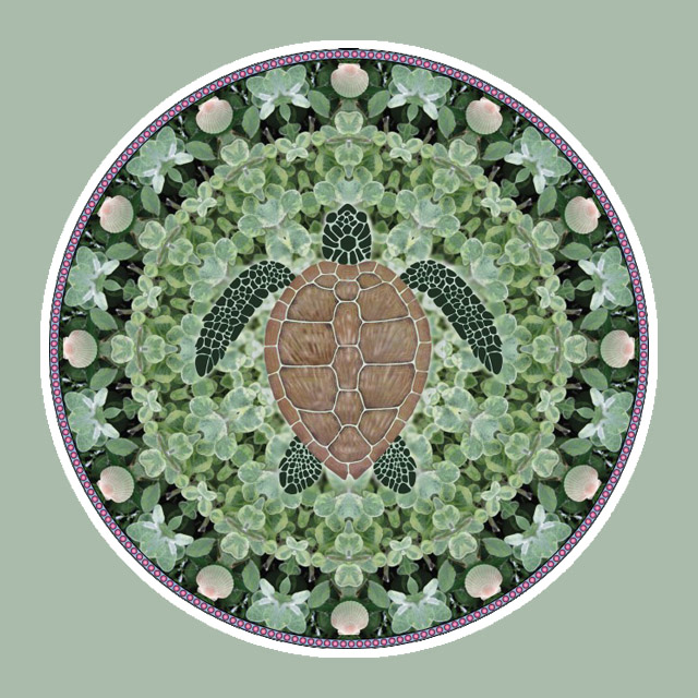 Sea Turtle Mandala, Mandala Art