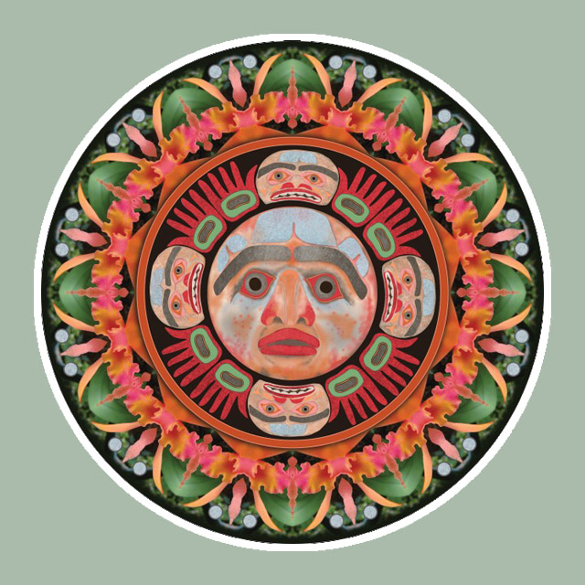 Sunmask Mandala, Mandala Art